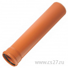 картинка Труба ПП наружная с раструбом Ду- 110 L-2000 *3,2мм FLEXTRON | Центр Снабжения | Дальний Восток | Хабаровск