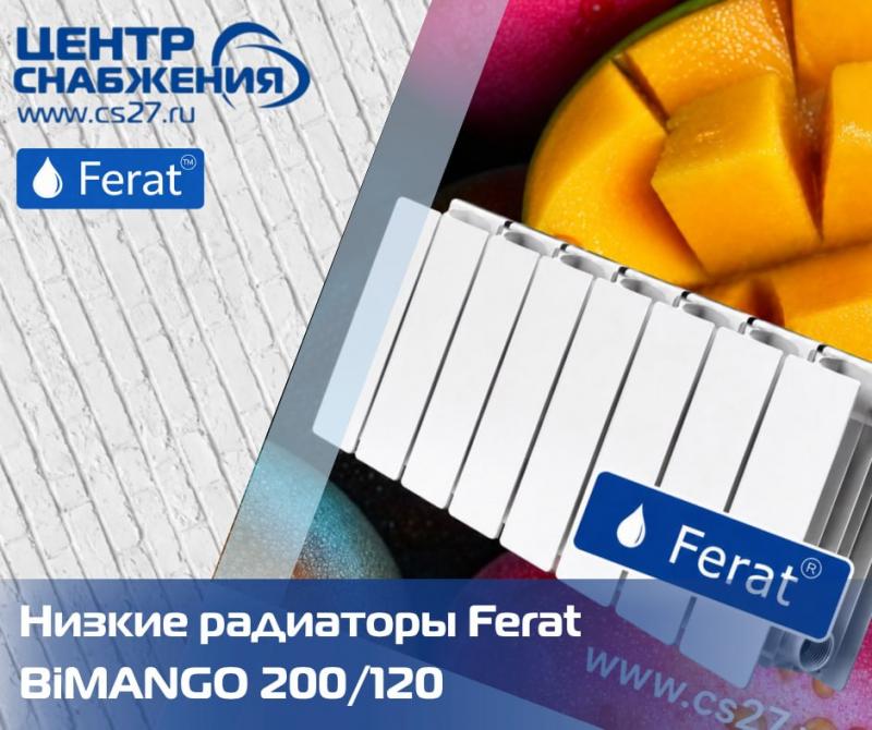 Низкие радиаторы Ferat BiMANGO 200/120: умный подход к отоплению комнаты с большими окнами