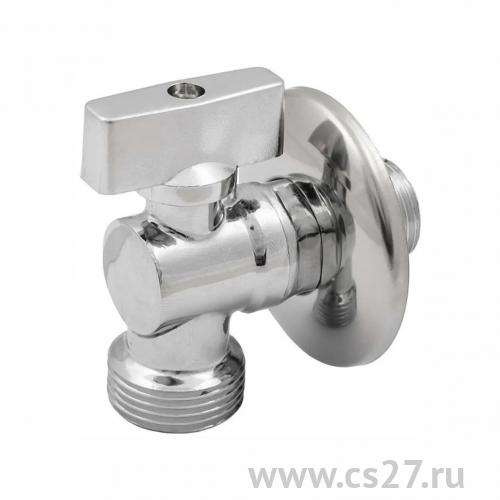 картинка Кран шаровый FERAT LUXE - УГЛОВОЙ  1/2"х1/2" НР/НР бабочка | Центр Снабжения | Дальний Восток | Чита