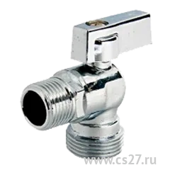 картинка Кран шаровый УГЛОВОЙ с фильтром 1/2"х1/2" НР/НР для подкл. стиральной машины | Центр Снабжения | Дальний Восток | Чита