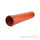 картинка Труба ПП наружная с раструбом Ду-110 L-2000 SN2 FLEXTRON | Центр Снабжения | Дальний Восток | Хабаровск