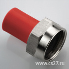 картинка Бурт с накидной гайкой PP-R AntiFire D 25х1"  | Центр Снабжения | Дальний Восток | Хабаровск