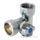 картинка Кран-тройник шаровый 1/2" х 3/4" х 1/2" для подкл. стиральной машины | Центр Снабжения | Дальний Восток | Хабаровск