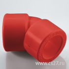 картинка Угольник под приварку 45° PP-R AntiFire D63 | Центр Снабжения | Дальний Восток | Хабаровск