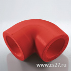 картинка Угольник под приварку 90° PP-R AntiFire D50 | Центр Снабжения | Дальний Восток | Хабаровск