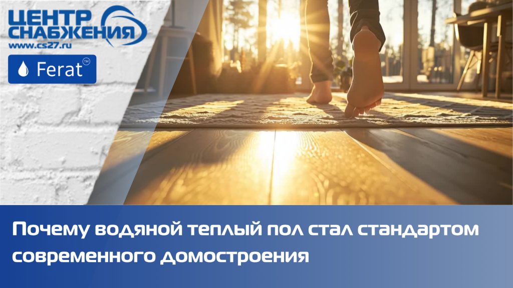Почему водяной пол стал стандартом современного комфорта Почему водяной пол стал стандартом современного комфорта
