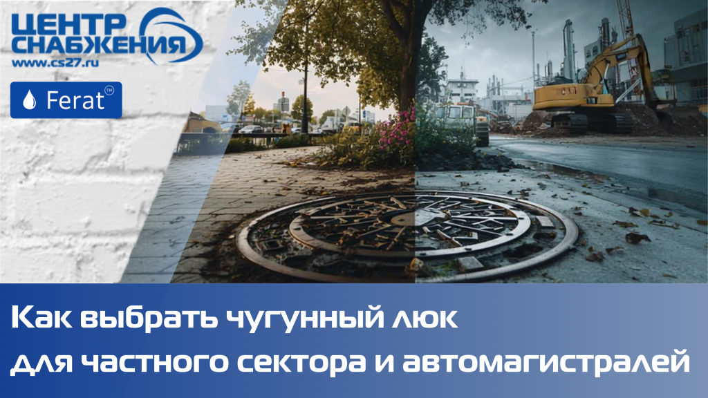 Как выбрать чугунный люк для частного сектора и автомагистралей